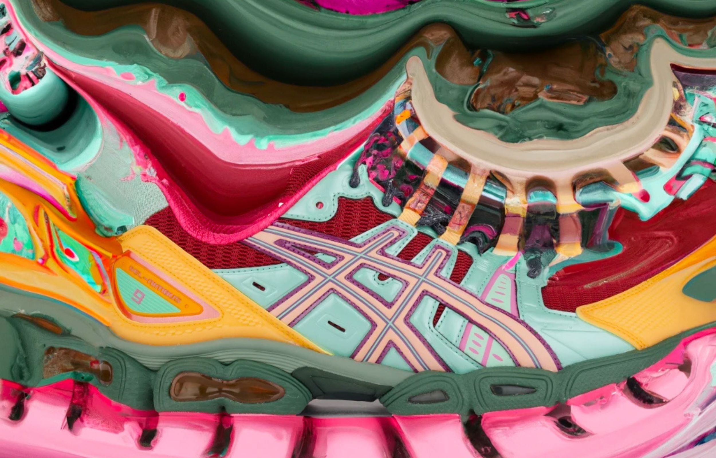 Brain Dead x Asics: Molecular Asics Nimbus Perspectives