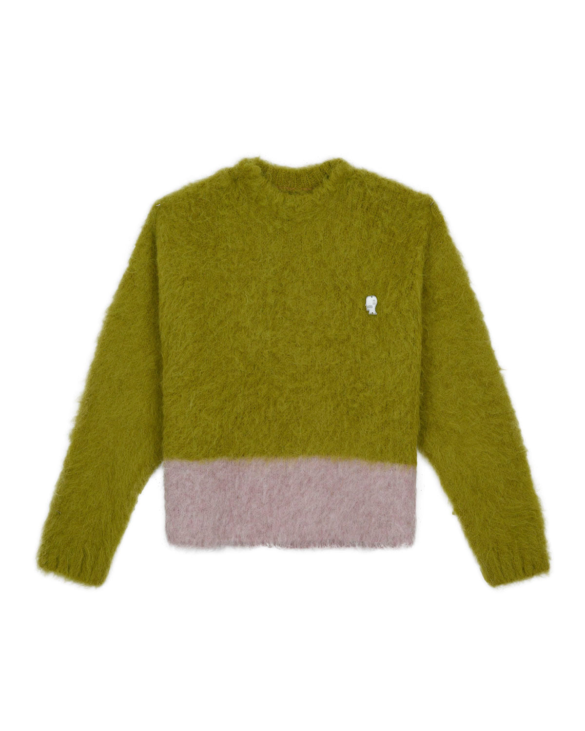 Super Hairy Boxy Knit Sweater - Lime – Brain Dead