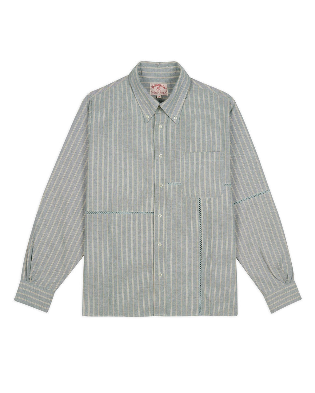 Brooks Brothers California Patchwork Oxford Button Up Shirt Brooks Brothers California Patchwork Oxford Button Up Shirt