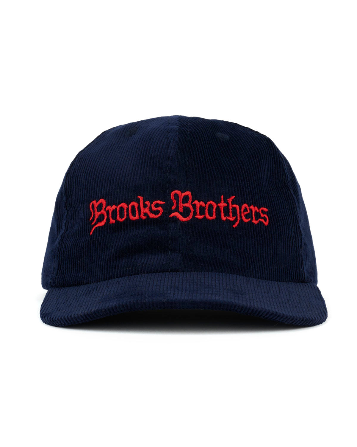 ブレインデット　ブルックスブラザーズ　6 PANEL CORDUROY HAT Brooks Brothers California 6 Panel Corduroy Hat - Navy – Brain Dead
