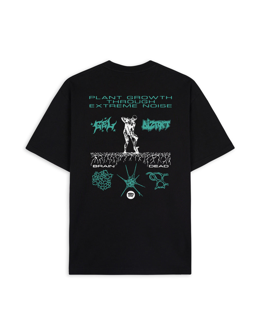 Brain Dead x Spotify Extreme Noise Los Angeles T-shirt - Black