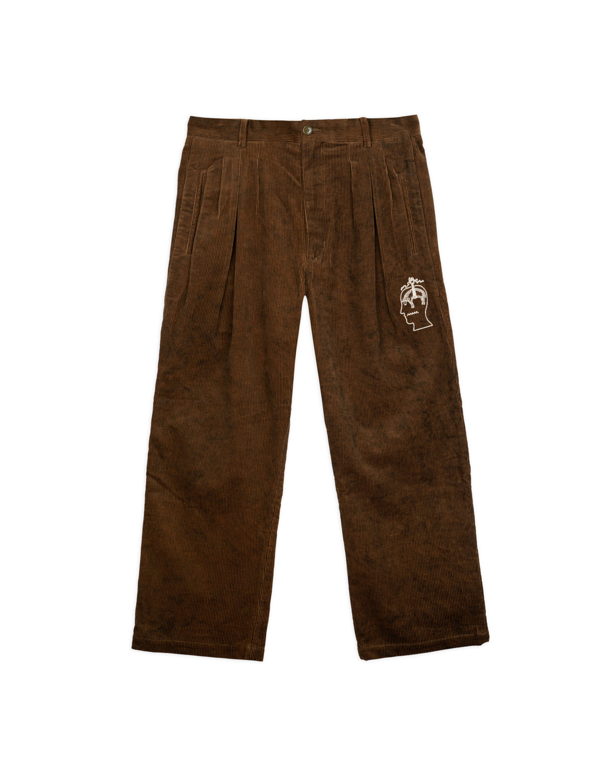 Brooks Brothers California Pleated Trouser - Brown – Brain Dead