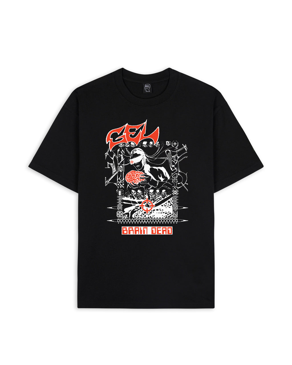 Brain Dead x Gel Sound & Fury T-shirt - Black 1