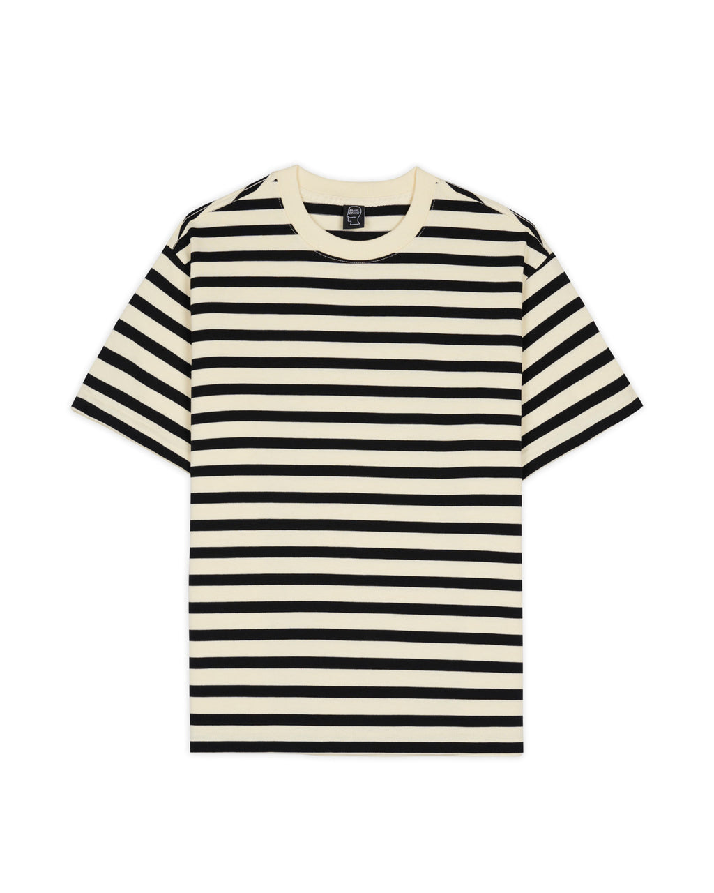 Organic Striped T-shirt - Black