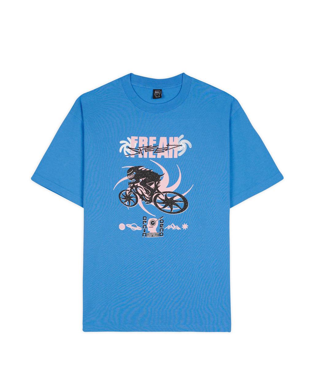 Brain Dead Speed Freak T-shirt - China Blue 1