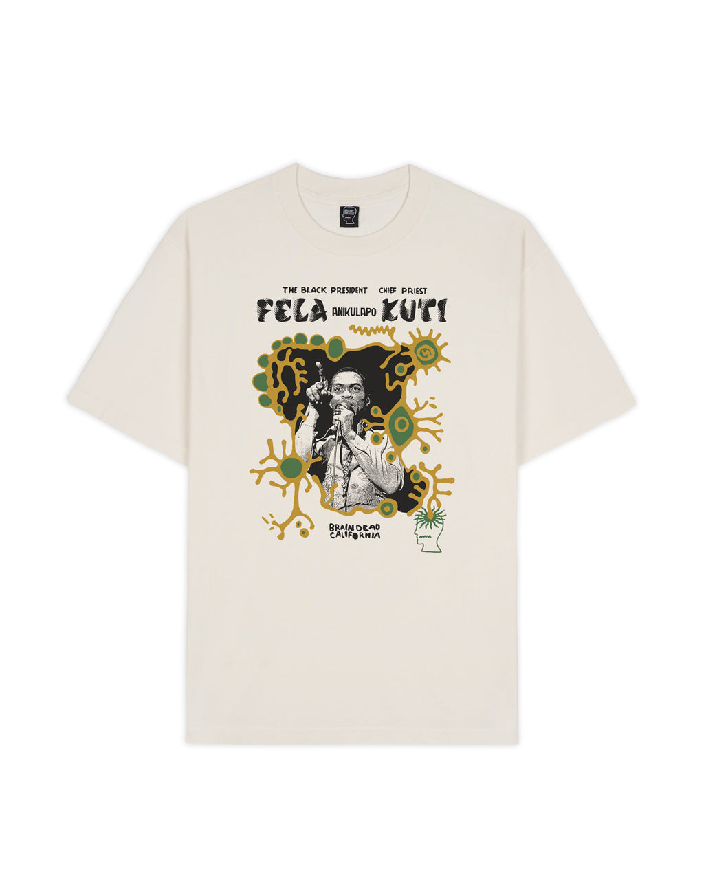 Brain Dead x Fela Kuti T-Shirt - Natural 1