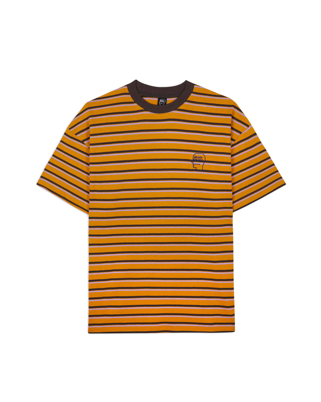 94 Striped T-Shirt - Orange Multi – Brain Dead
