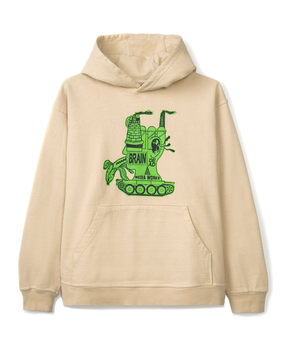 Brain dead outlet media works hoodie