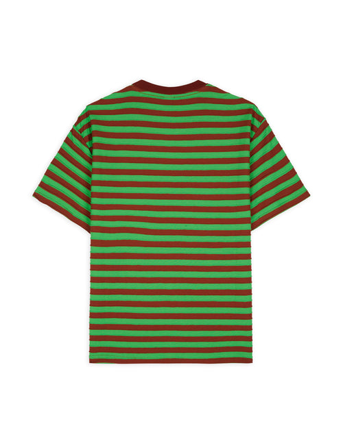 Denny Blaine Striped T-Shirt - Apple/Caramel 2