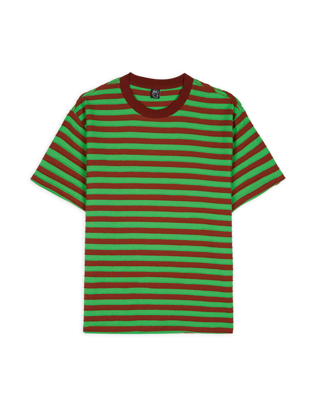Denny Blaine Striped T-Shirt - Apple/Caramel 1