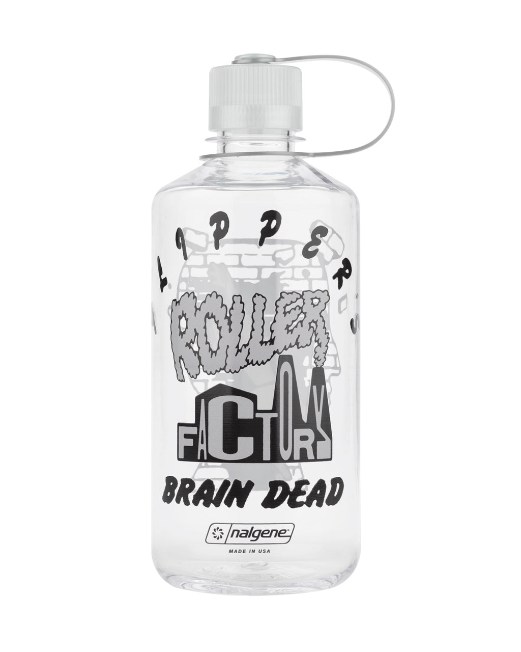 Brain Dead x Flippers Roller Factory Nalgene - Clear
