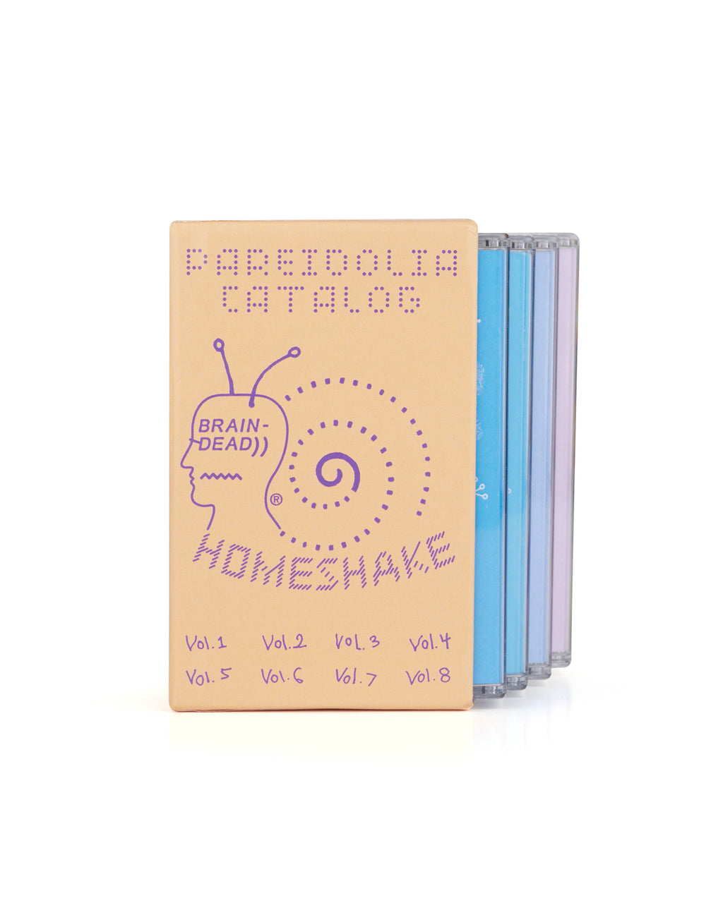 Brain Dead x Homeshake "Pareidolia Catalog" Cassette Box Set - Peach