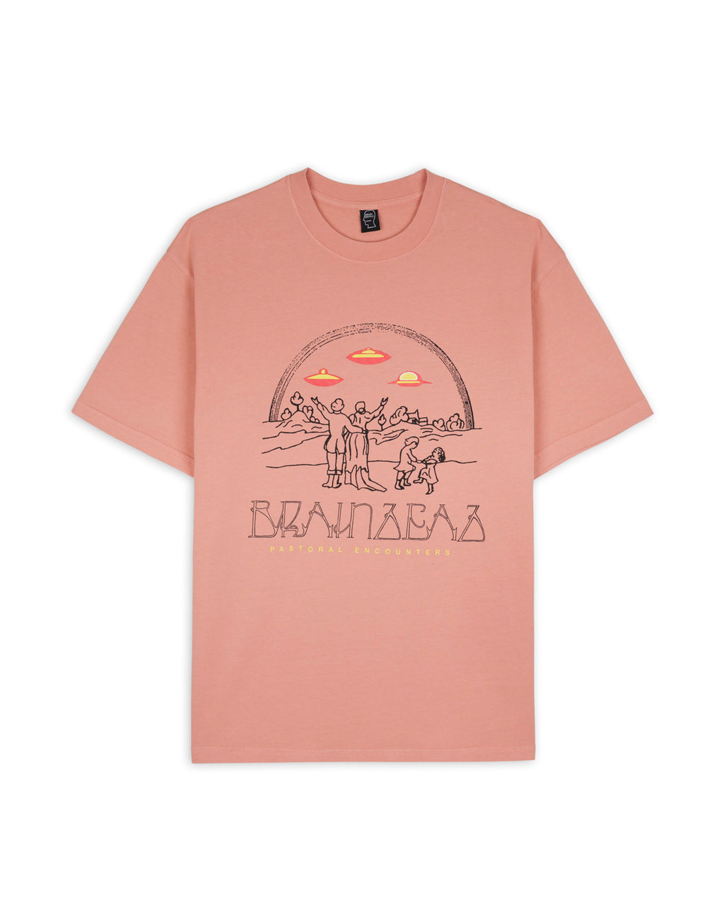 Pastoral Encounters T-shirt - Dusty Rose 1
