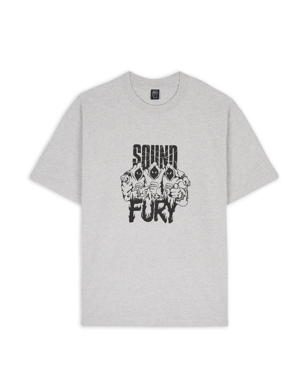 Brain Dead x Spoiler Sound & Fury T-Shirt -  Heather Grey