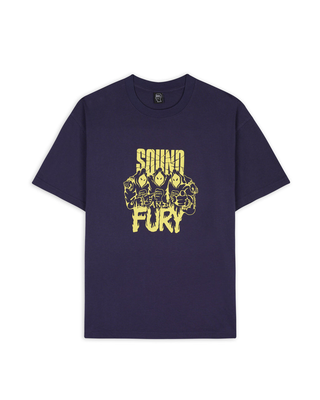 Brain Dead x Spoiler Sound & Fury T-Shirt - Navy 1