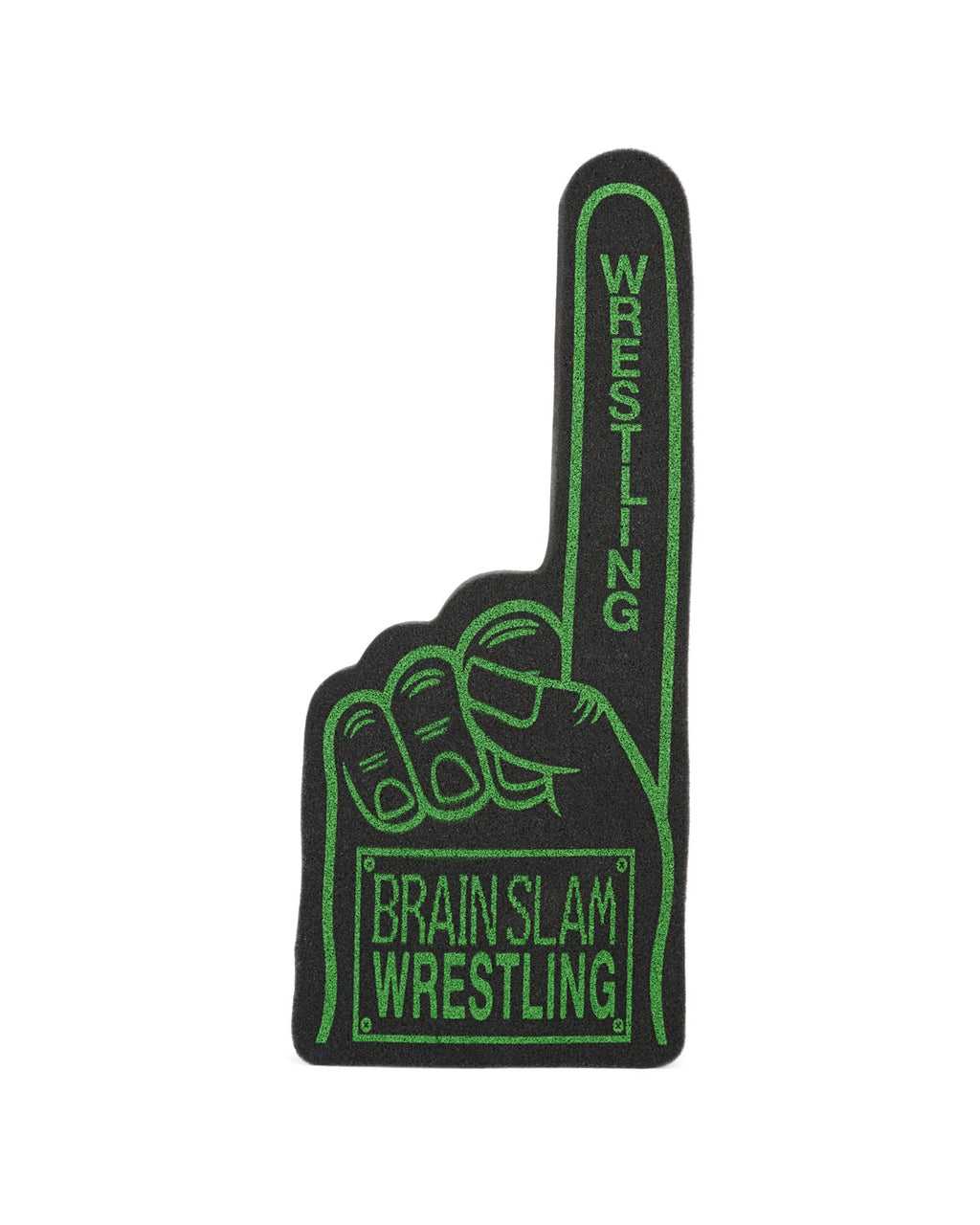 Brain Slam Wrestling Foam Finger - Black