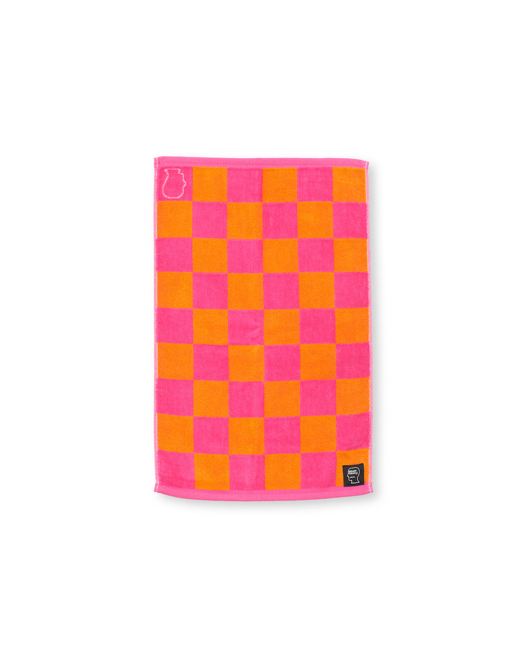 Checkered Hand Towel - Pink