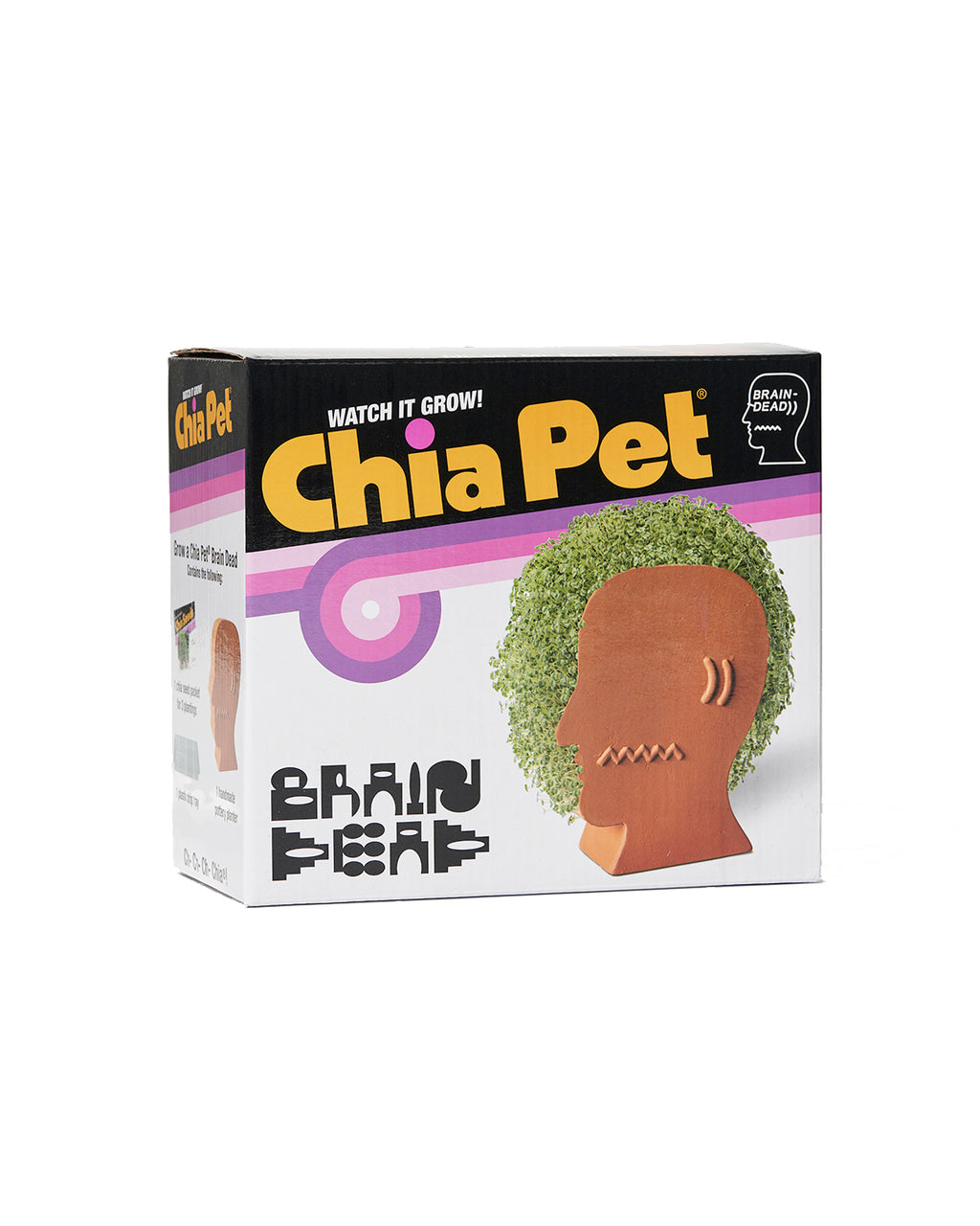 Brain Dead Logohead Chia Pet - Green Multi