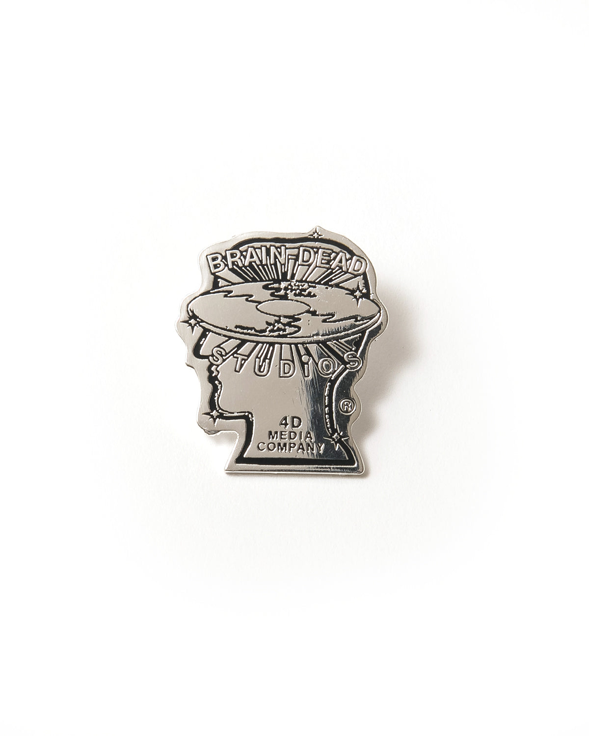 Brain Dead Studios Enamel Pin - Silver/Multi