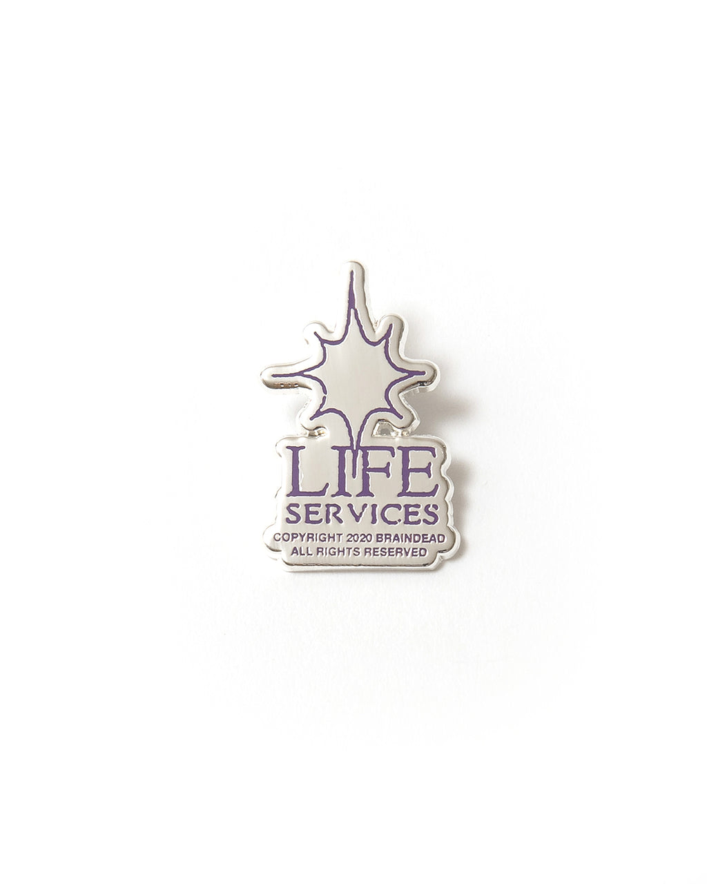 Life Services Enamel Pin - Silver/Multi