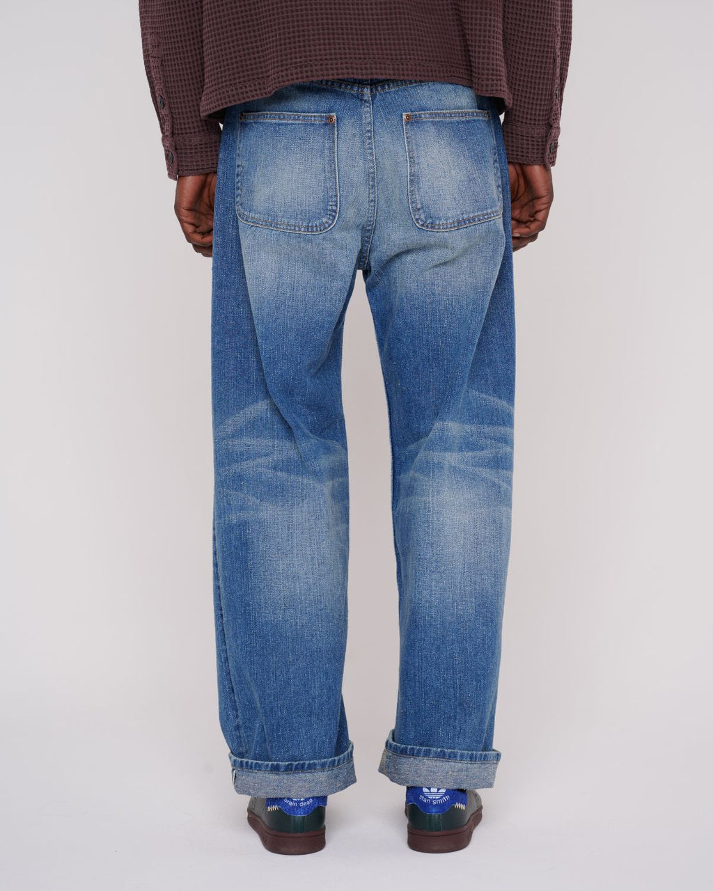 Type 00 14.1oz Selvedge Denim Pant - Washed Indigo 6