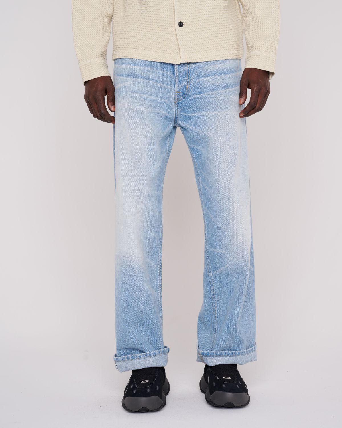 Type 02 14.7oz Denim Pant - Light Washed Indigo 2