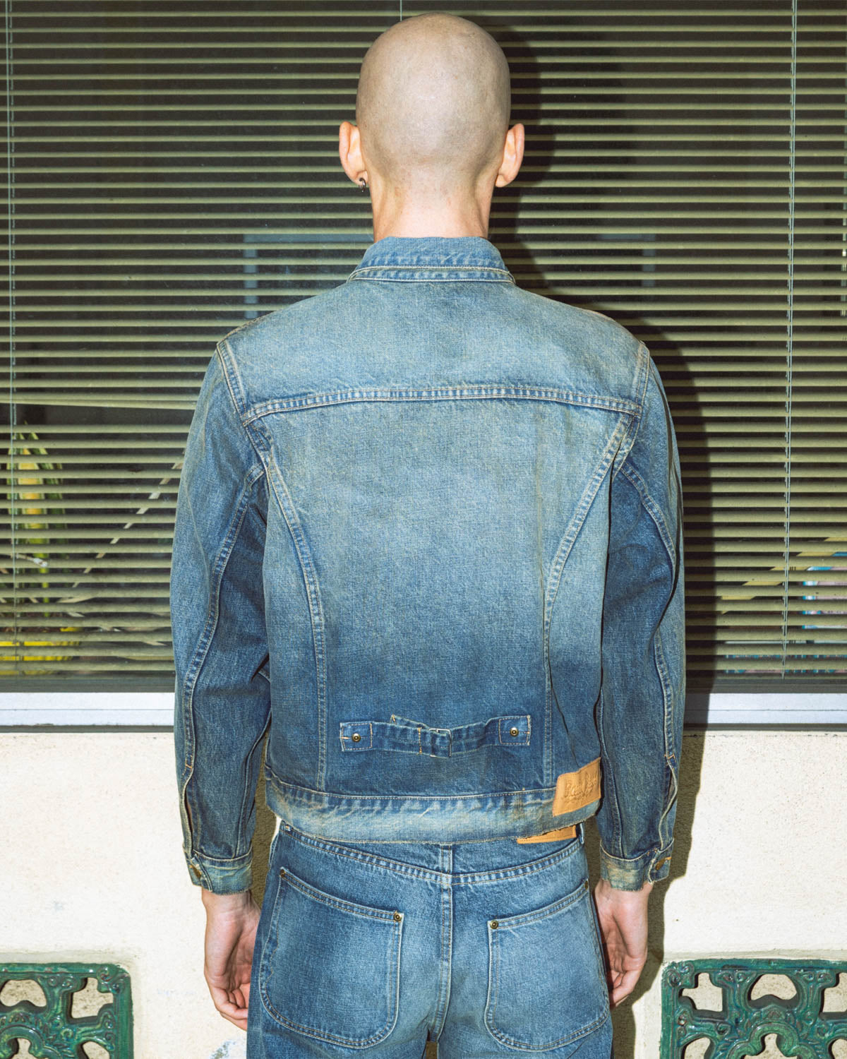 14.75oz Denim Trucker Jacket - Washed Indigo 6