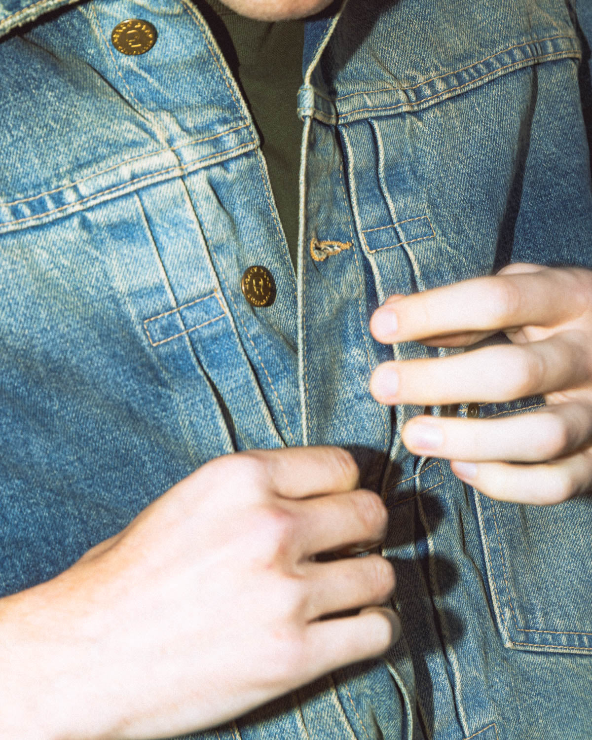 14.75oz Denim Trucker Jacket - Washed Indigo 8