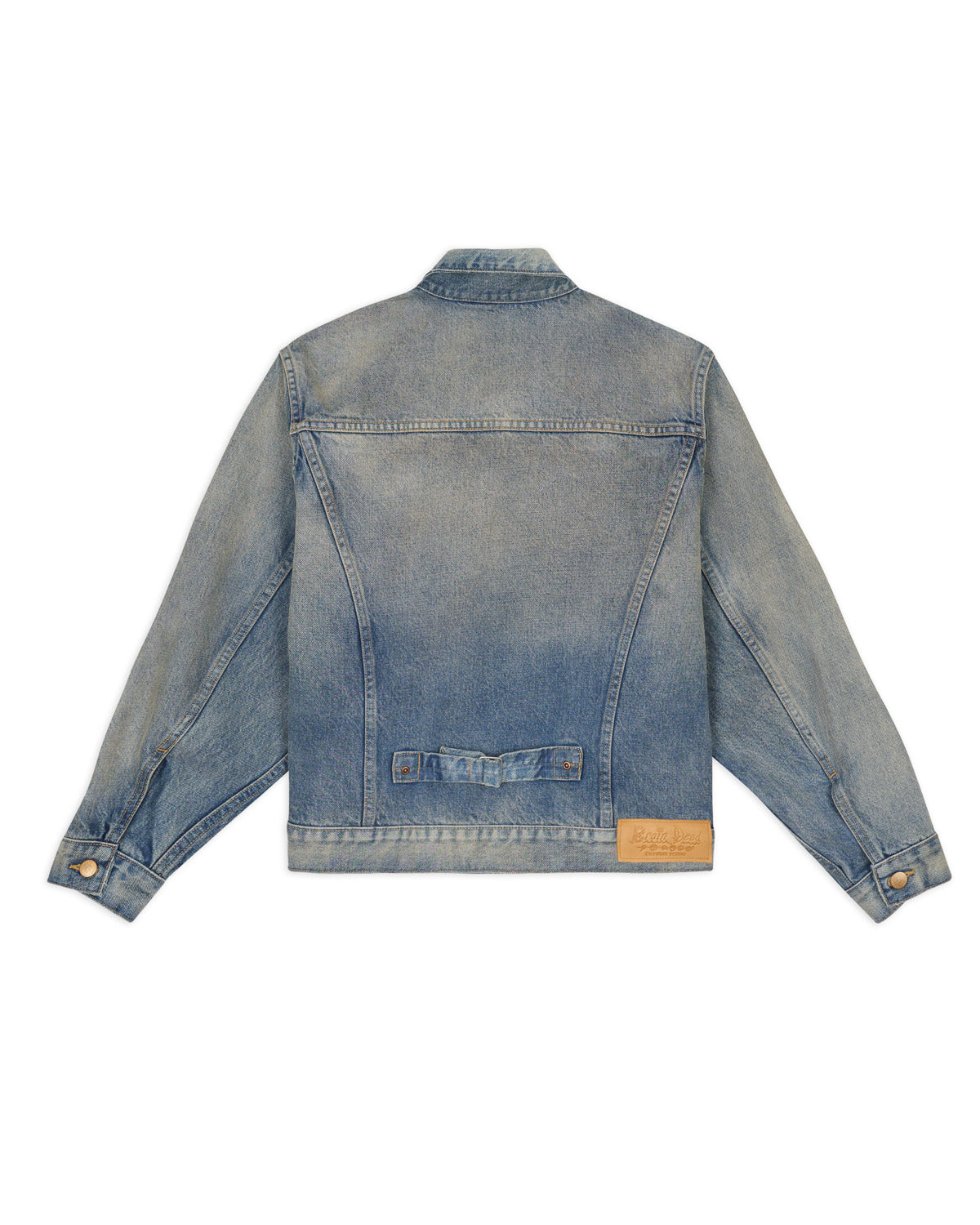 14.75oz Denim Trucker Jacket - Washed Indigo – Brain Dead