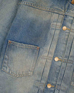 14.75oz Denim Trucker Jacket - Washed Indigo 2