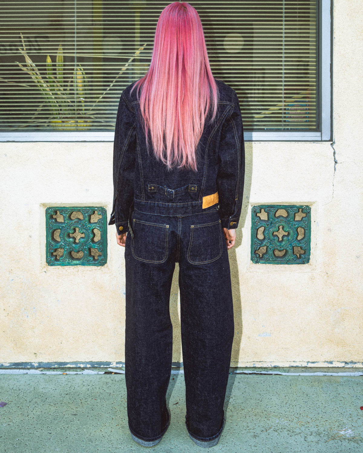 15.5oz Selvedge Denim Trucker Jacket -Rinsed Indigo 11