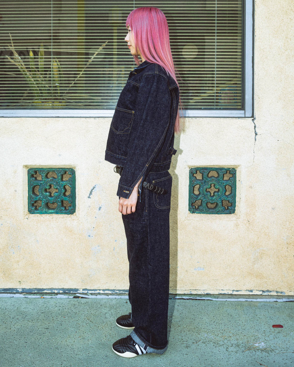 15.5oz Selvedge Denim Trucker Jacket -Rinsed Indigo 9