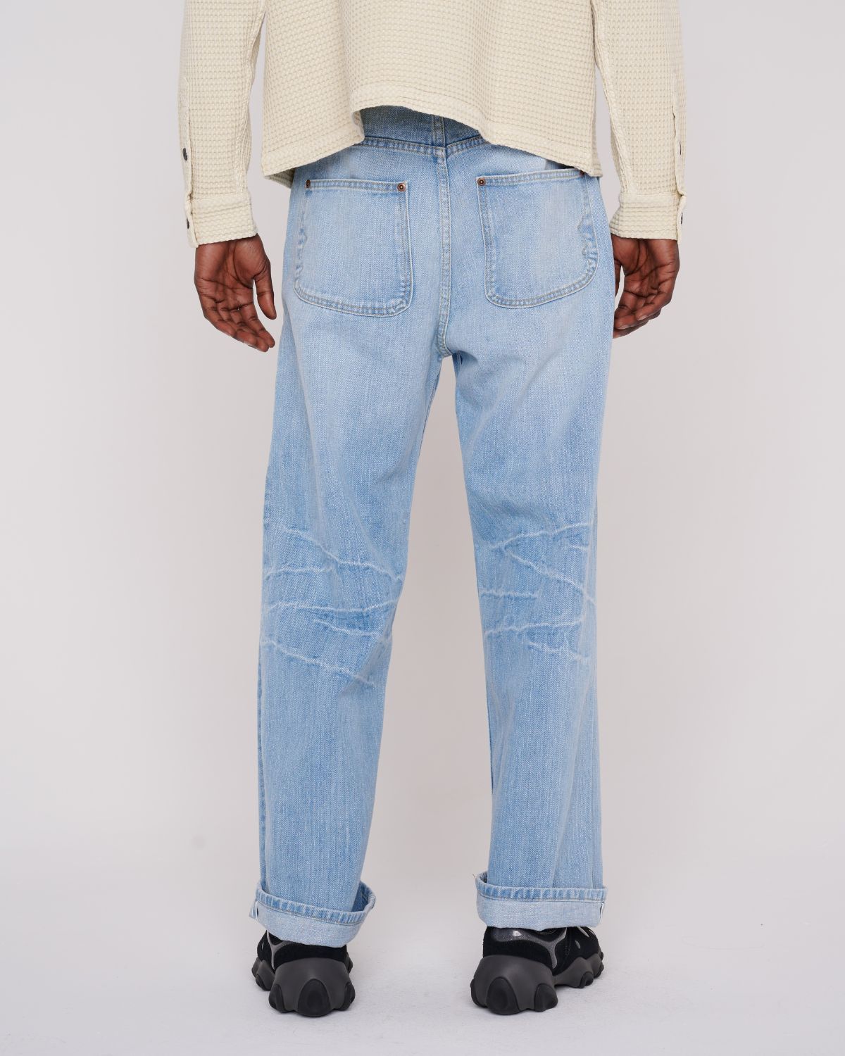 Type 02 14.7oz Denim Pant - Light Washed Indigo 4