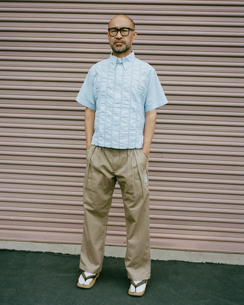 Brooks Brothers California Pleated Chino Trouser - Desert 2