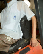 Brooks Brothers California Short Sleeve Pullover Shirt - Ice 2