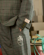 Brooks Brothers California Glen Check Blazer - Grey 7