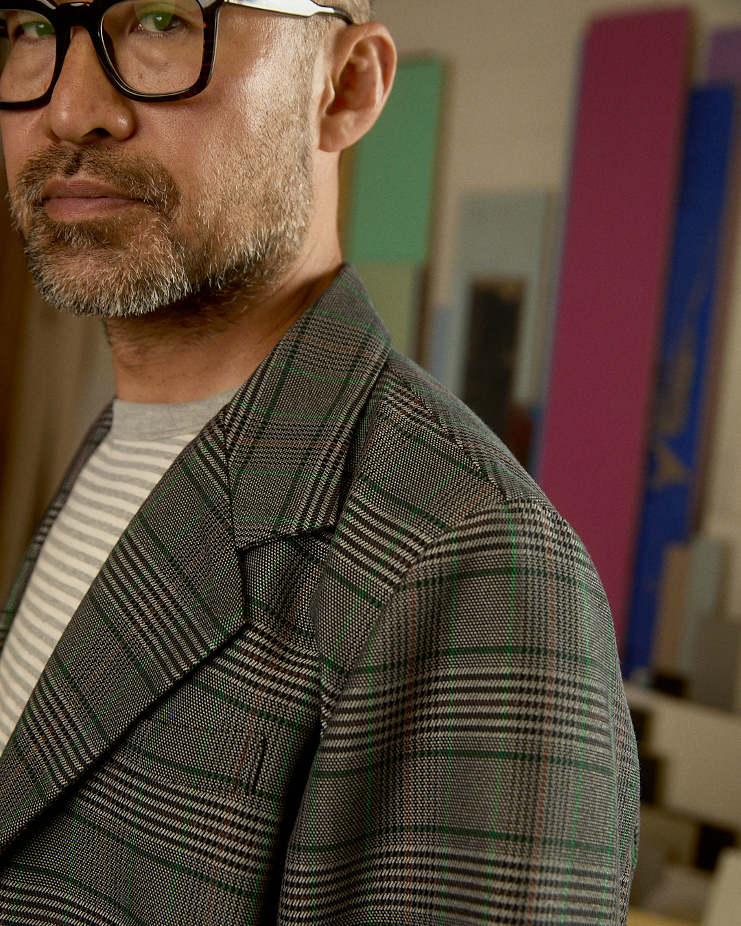 Brooks Brothers California Glen Check Blazer - Grey 6