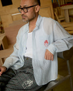 Brooks Brothers California Half Placket Oxford Button Up Shirt - Ice 2