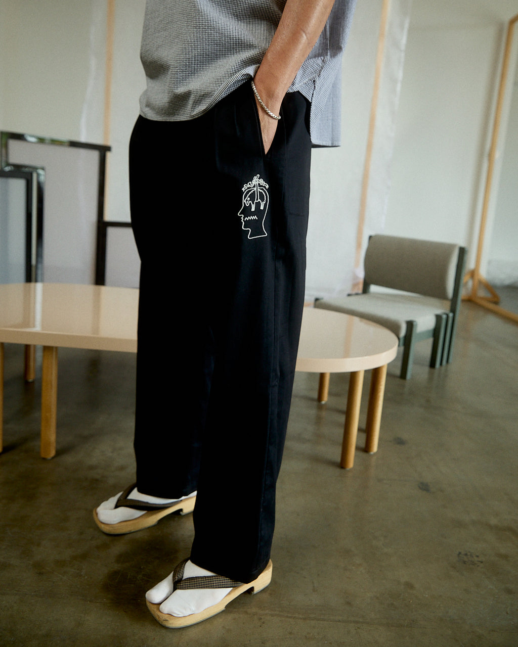 Brooks Brothers California Pleated Chino Trouser - Black 2