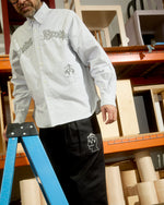 Brooks Brothers California Embroidered Striped Oxford Button Up Shirt - Blue 6