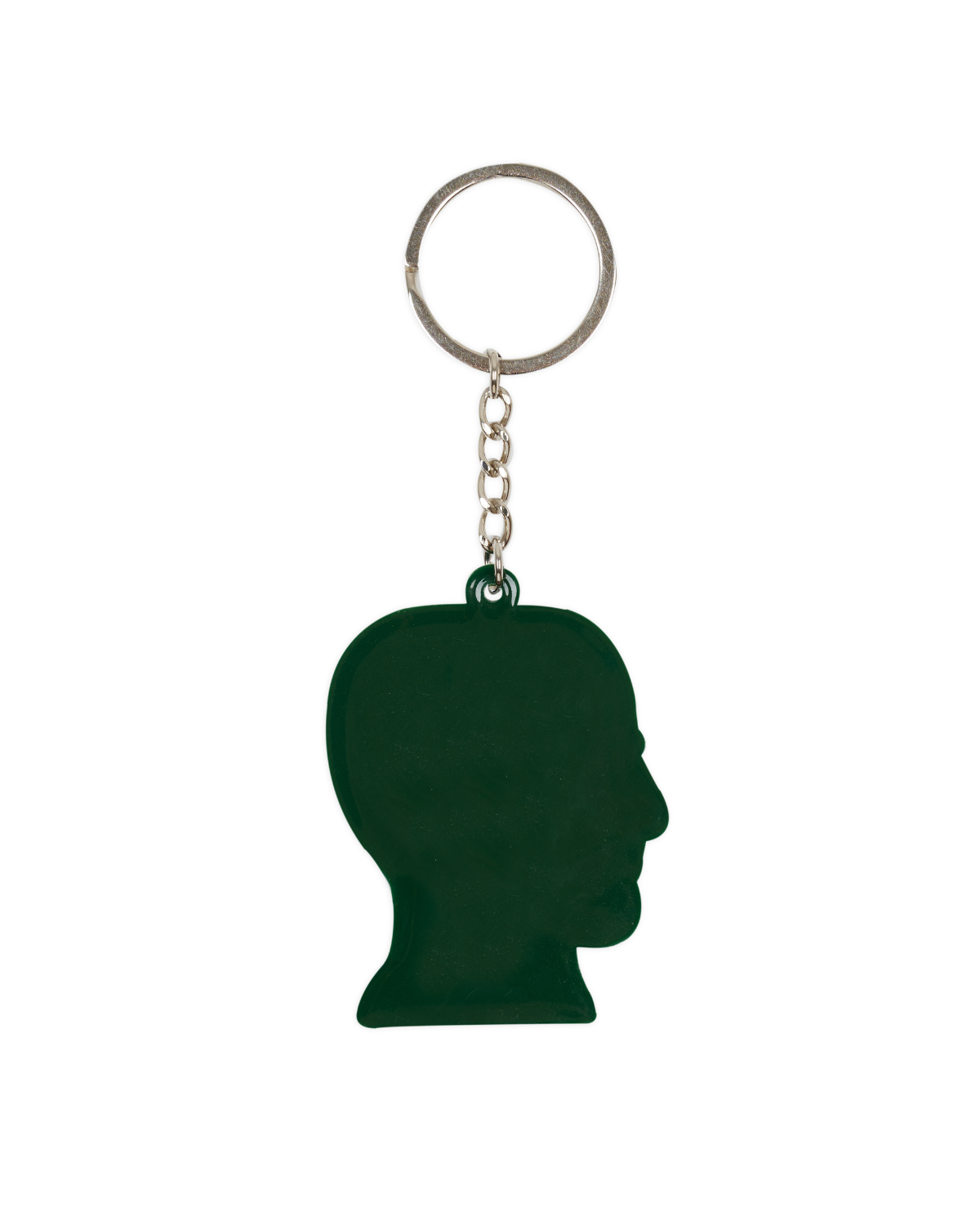 Logohead Keychain Checkered - Light Blue 2