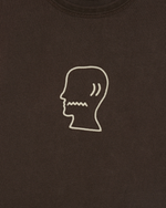 Heavyweight 3D Embroidery Logohead T-shirt - Brown 2