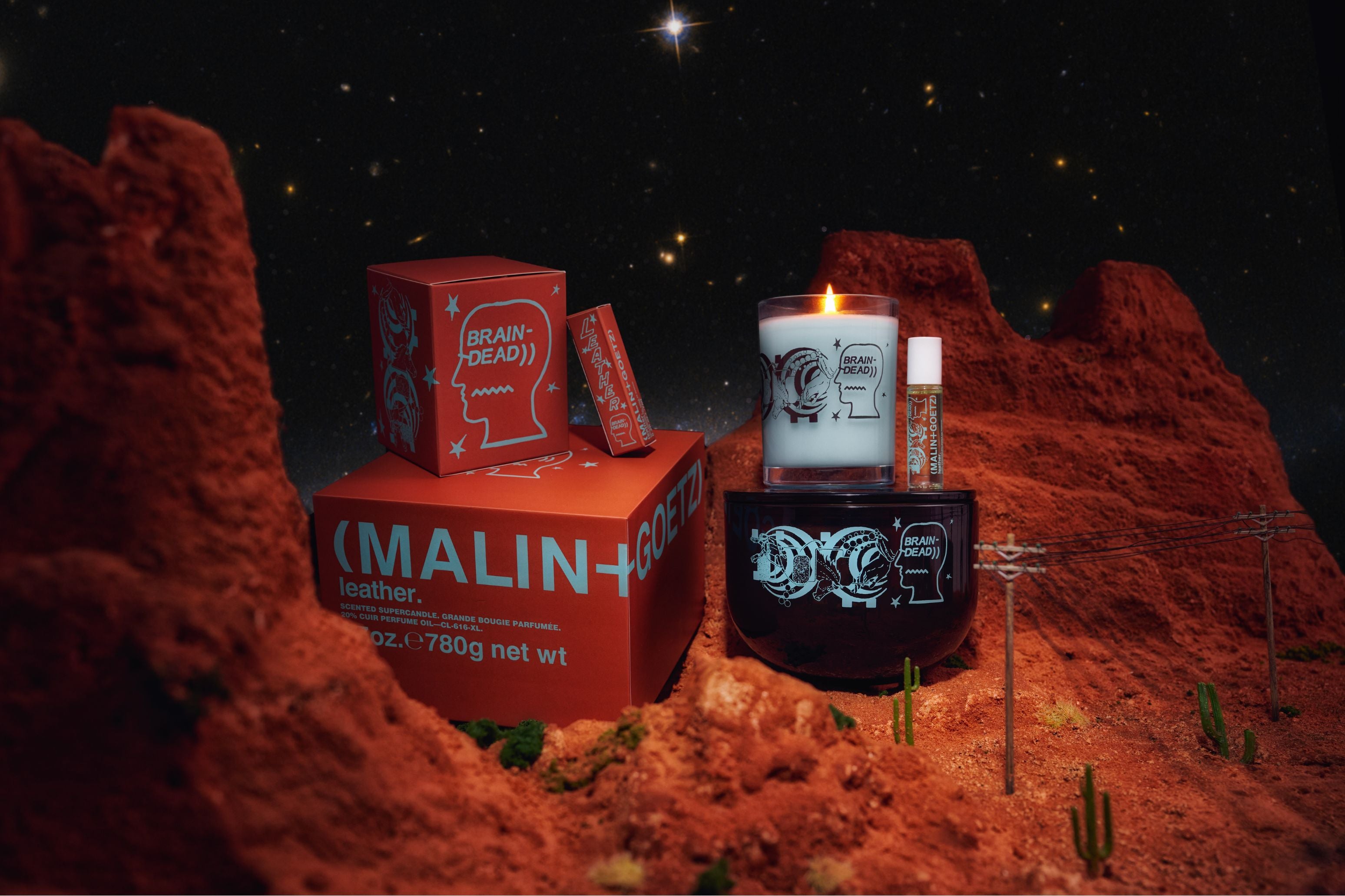 マイ ウェイ バス ボディ コフレ Brain Dead x Malin+Goetz: Leather Collection