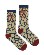 Logohead Crew Socks - Slate Giraffe 2
