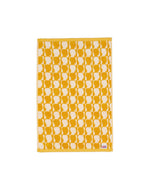 Checkerboard Logohead Hand Towel - Yellow 3