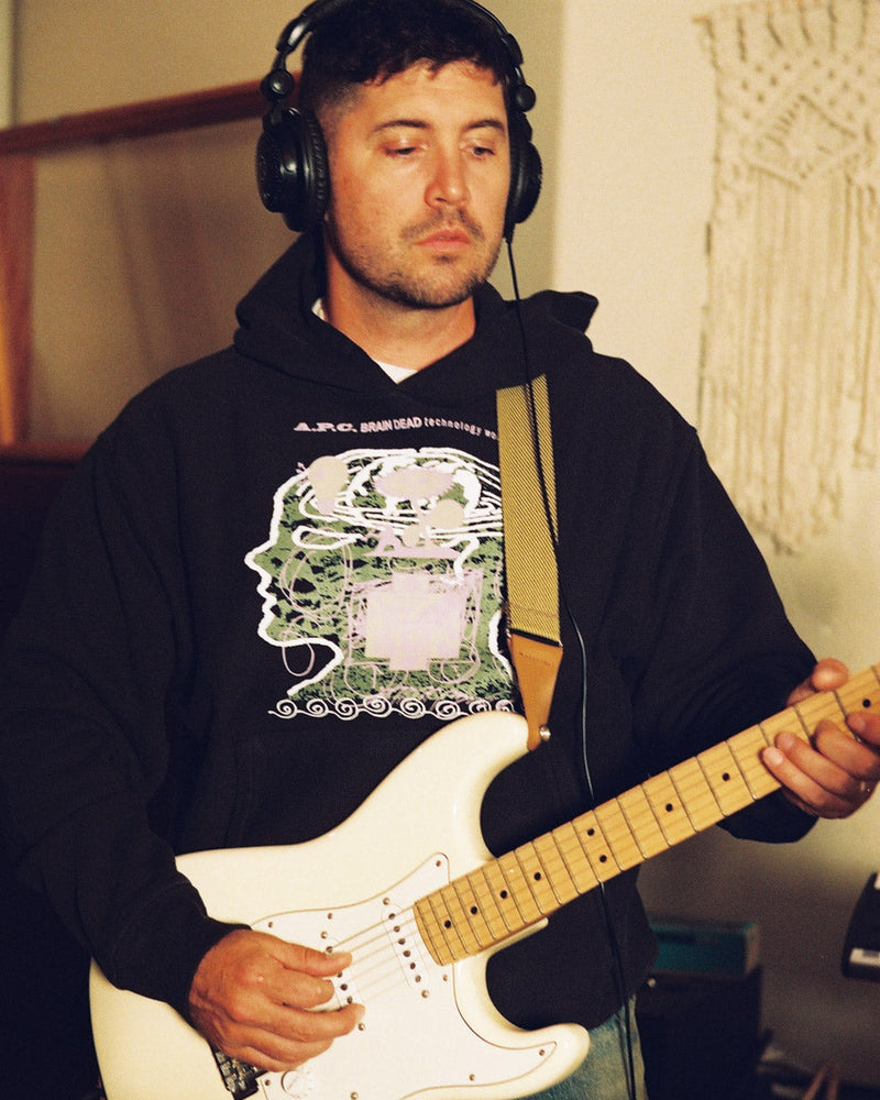 Brain Dead x A.P.C. Technology Works Hoodie - Deep Well 2