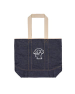 Brain Dead x A.P.C. Printed Selvedge Denim Tote Bag- Indigo 1