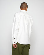 Alfie Cotton Oxford Shirt - White 6