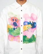 Alfie Cotton Oxford Shirt - White 4