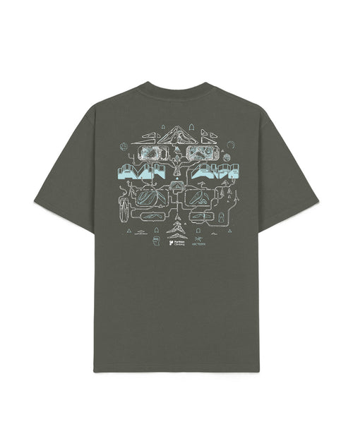 Brain Dead x Arc'teryx All Rise London T-shirt - Forest Green 2